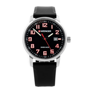 Reloj Wenger 01.9041.127 Hombre Analogico Cuarzo con Correa de Silicona