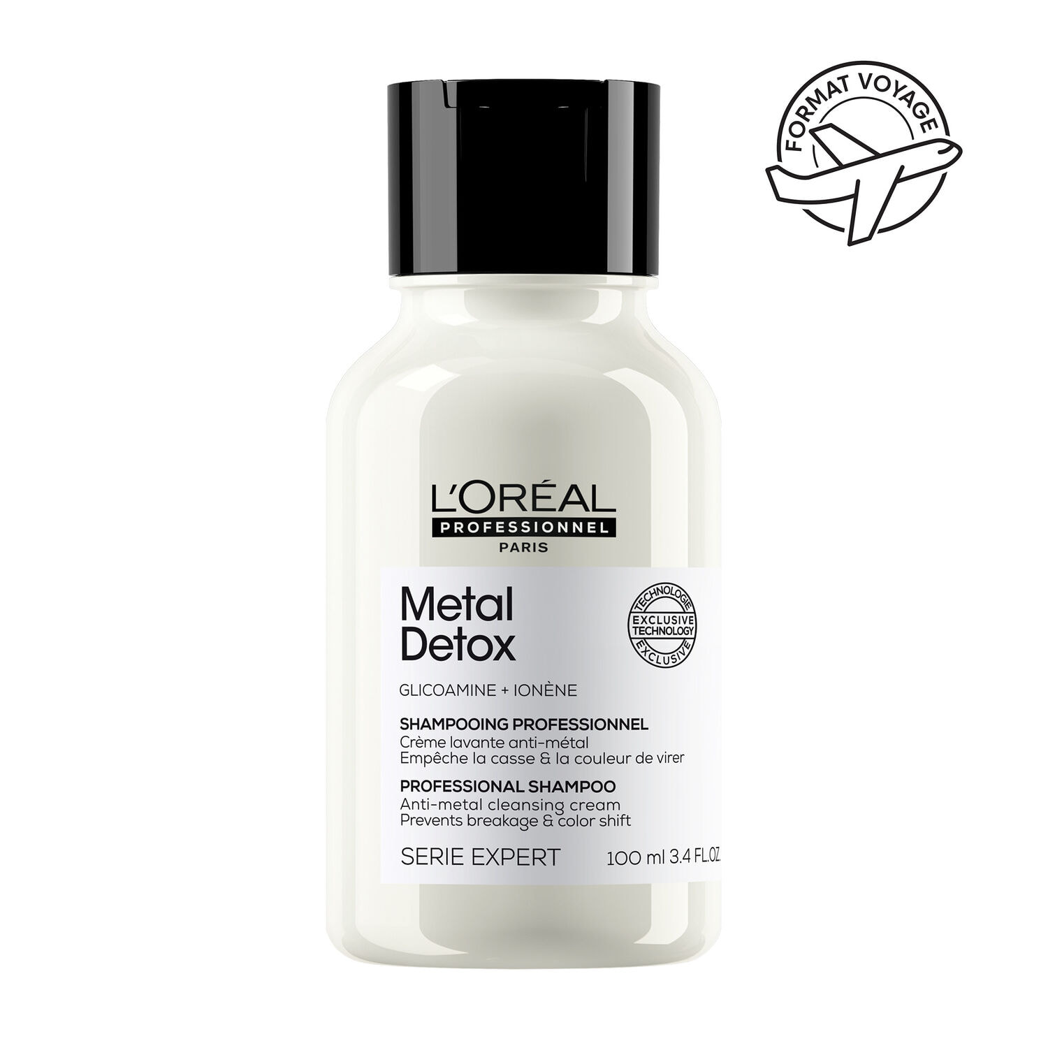 Serie Expert Metal Detox - Shampoing anti-métal pour cheveux sensibilisés et cassants.