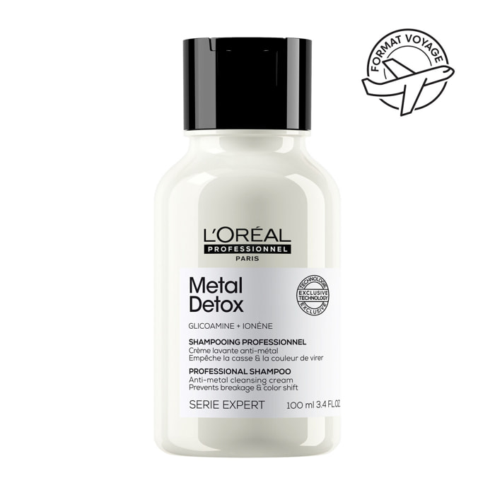 Serie Expert Metal Detox - Shampoing anti-métal pour cheveux sensibilisés et cassants.