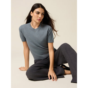 Oltre - Maglia maniche corte - Grigio