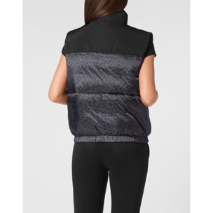 PLEIN SPORT Gilet corto LEOPARD