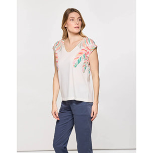 Camiseta Manga Corta Multicolor - Borda