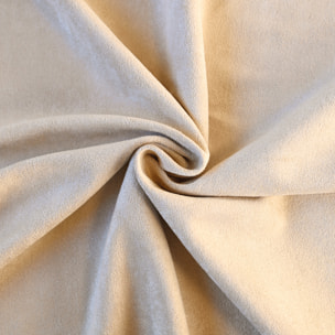 Tissu suédine unie - Ecru