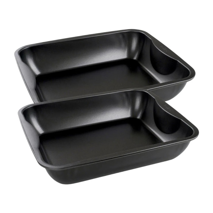 Ensemble de 2 Plats à four XXL rectangle 40 x 34 cm Zenker Spécial Cooking