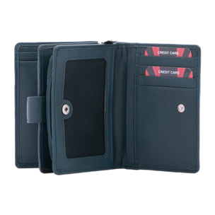 Portafoglio  da donna ecopelle Prodotto Vegano 13x9,5x4 cm