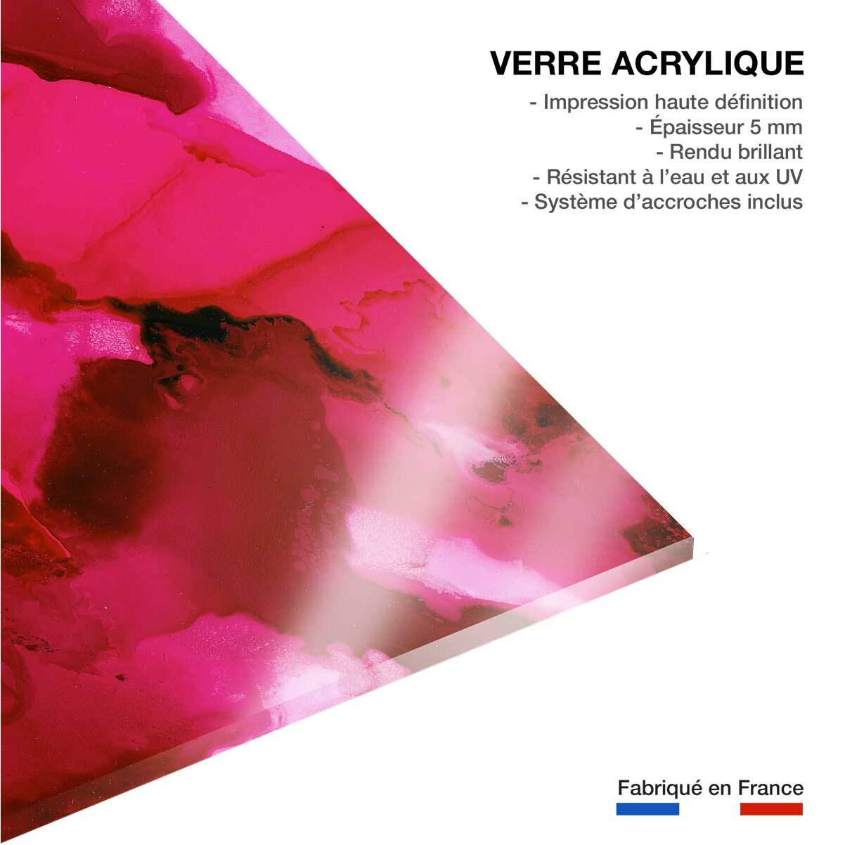 Tableau deco bloodstream Tableau plexiglas