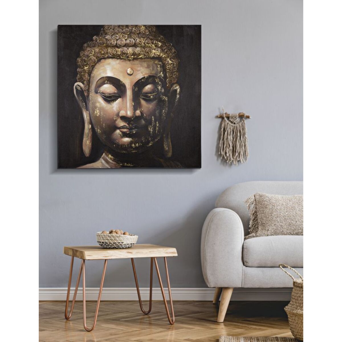 DIPINTO SU TELA BUDDHA -B- CM 100X3X100