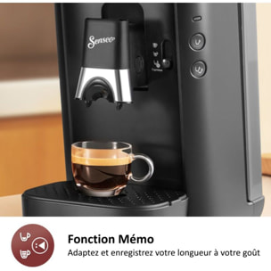 Cafetière à dosettes PHILIPS CSA260/61 Senseo machine à café Maestro Noir intense