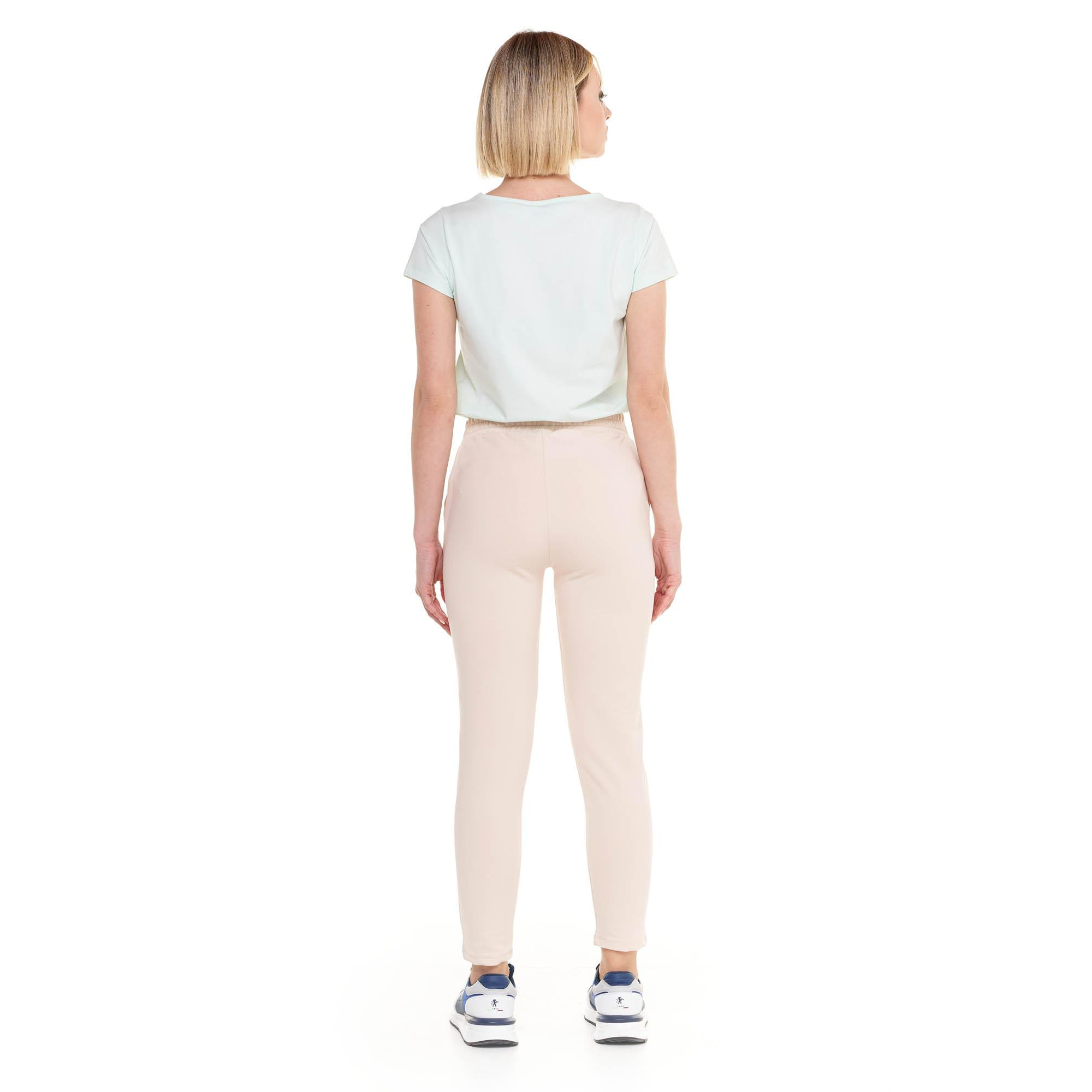 Pantalone dritto donna in felpa Training