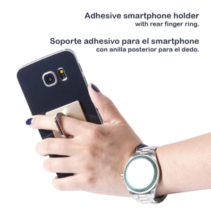 Porta anello adesivo per smartphone.