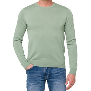 Jersey de algodón Hot Buttered Lembar verde claro