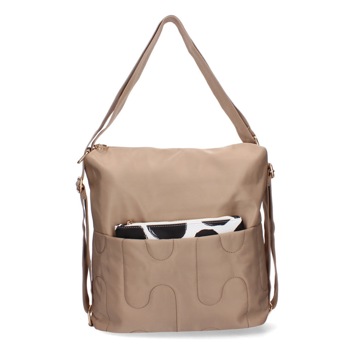 Bolso de hombro de Mujer con dos piezas, compartimento principal con cremallera