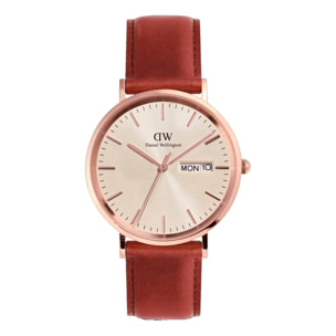Reloj Daniel Wellington DW00100829 Hombre Analogico Cuarzo con Correa de Cuero