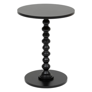 Table d'appoint "Alix" noir 50x38x38cm