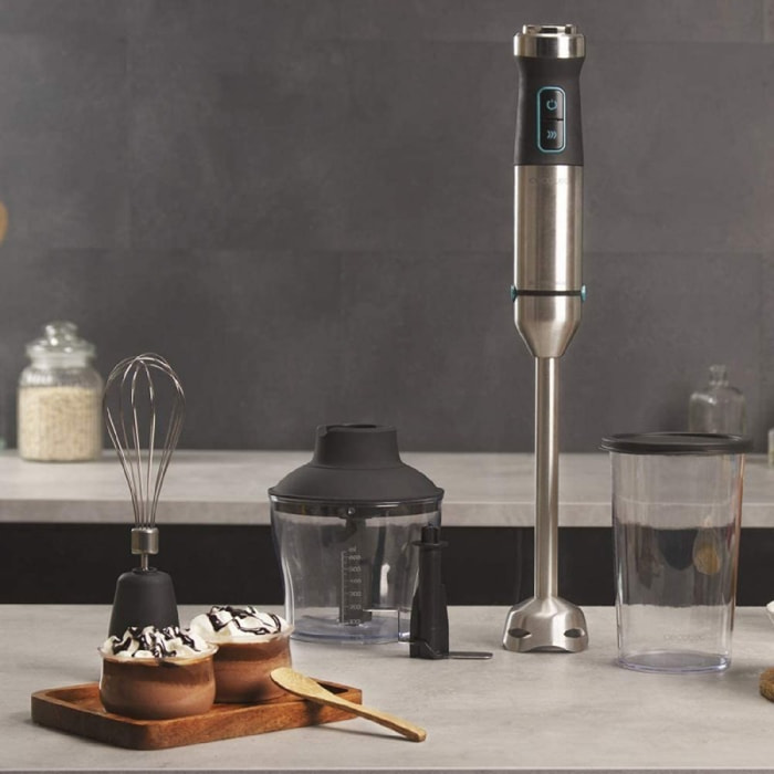Cecotec Frullatore a immersione Power TitanBlack 1500 XL Cream&Crush