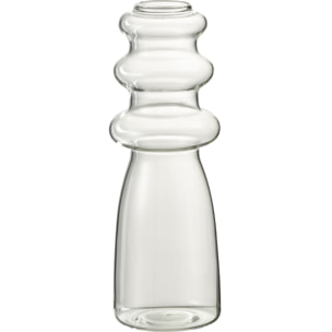 J-Line vase Luna - verre - transparent - large - 21 cm de hauteur