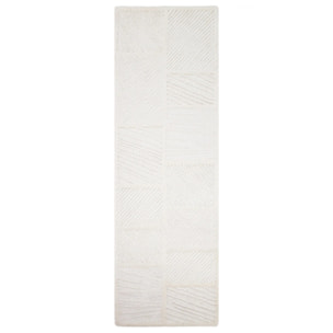 Tapis en laine de couloir BLOCKS RELIEF