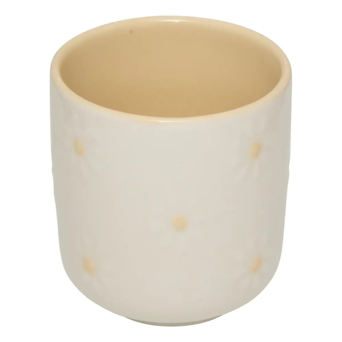 Tasse à pois Margot vert et blanc