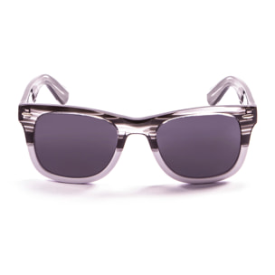 Gafas de sol LENOIR BIARRITZ - Demi negro con detalle blanco / Ahumada