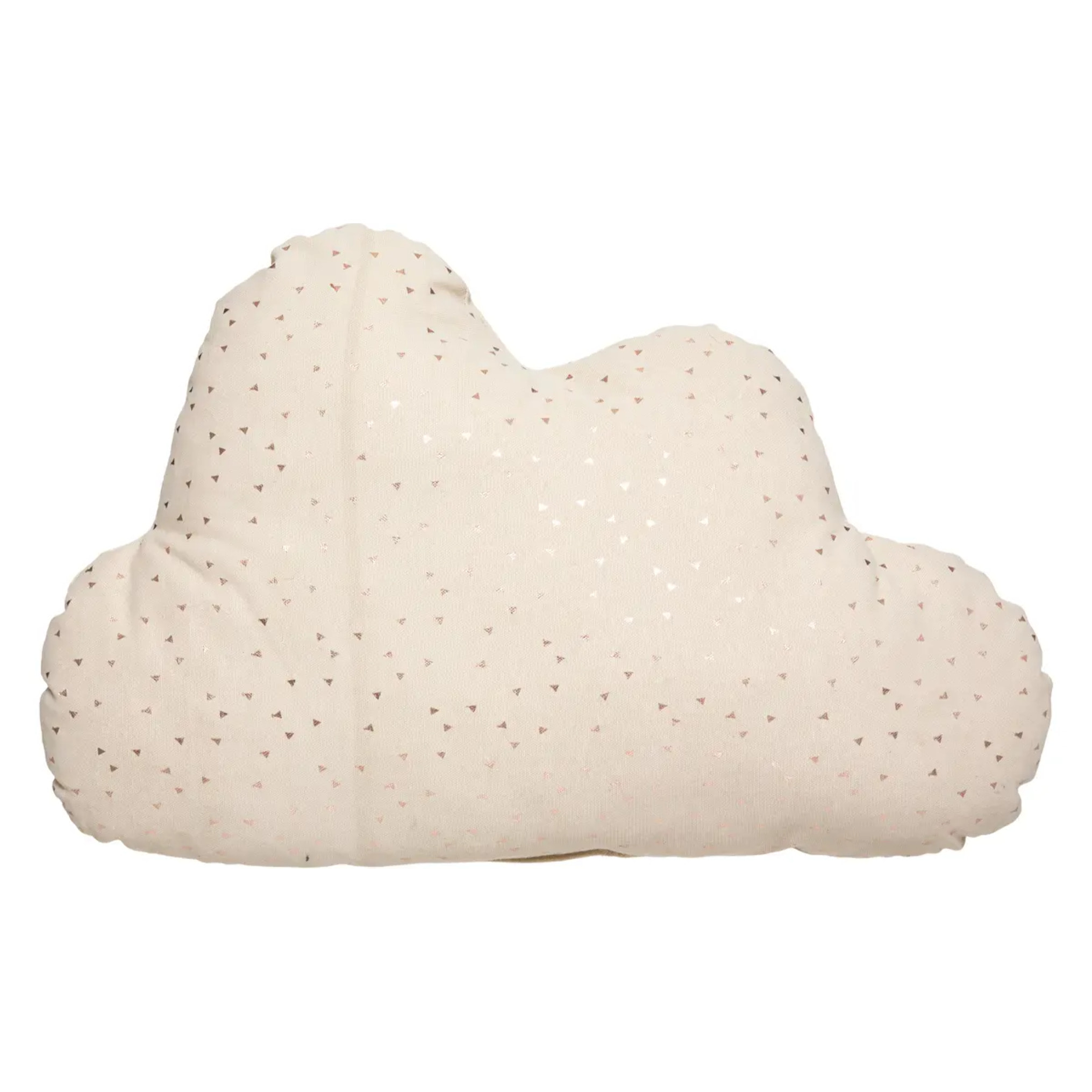 Coussin enfant "Berlingot" nuage - coton - beige - 45x28 cm