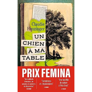 Hunzinger, Claudie | Un chien à ma table | Livre d'occasion