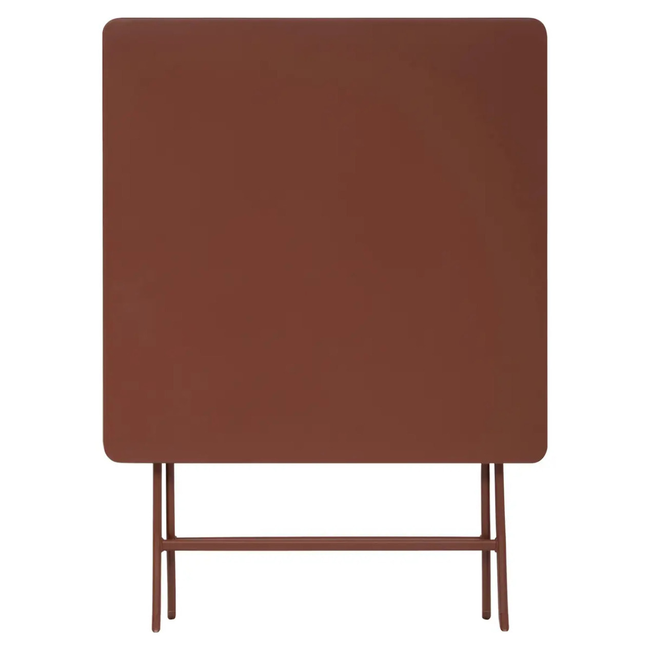 Table de jardin Greensboro 2 places pliable 70x70cm acajou