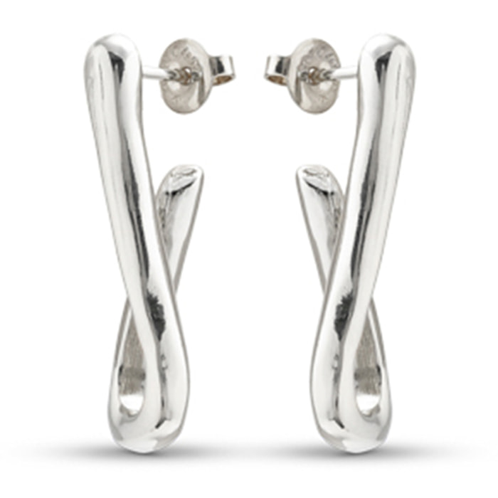 Pendiente For U PLATEADO U