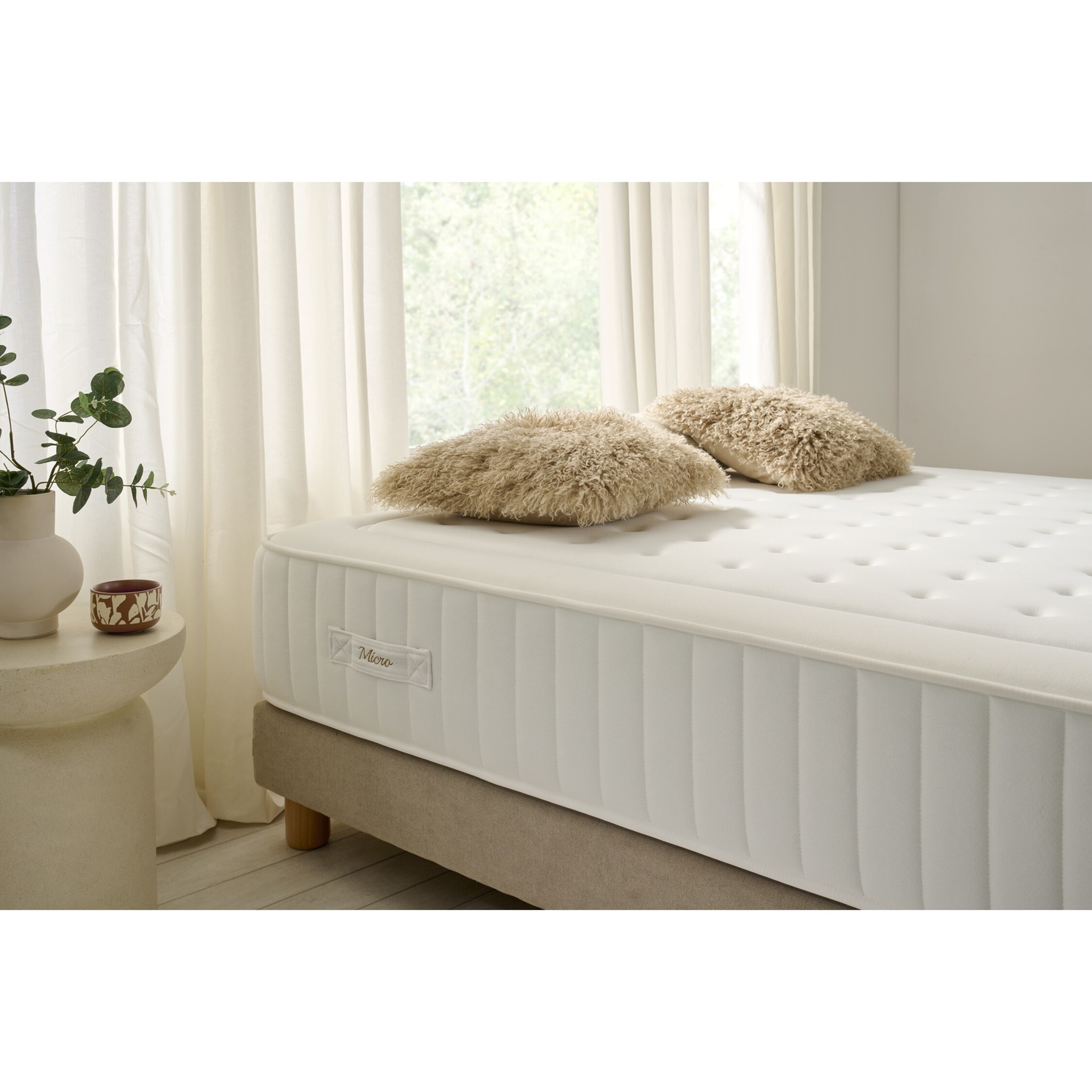 Matelas Ressorts Ensachés Micro Spring Premier, 30 cm, 2 places - Moonia