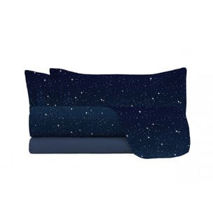 COMPLETO LETTO FASHION MADE IN ITALY MICROFIBRA-STARS SINGOLO