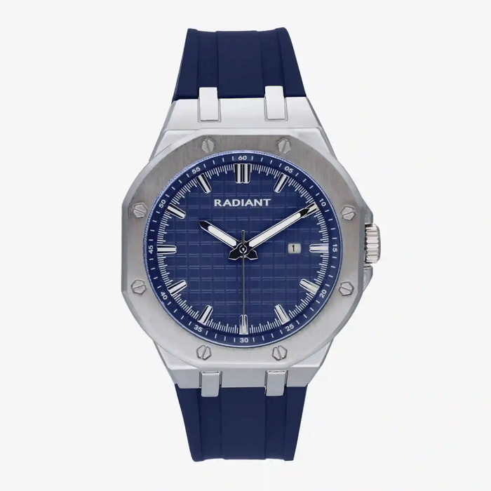 Reloj Radiant RA652203 Hombre Analogico Cuarzo con Correa de Silicona
