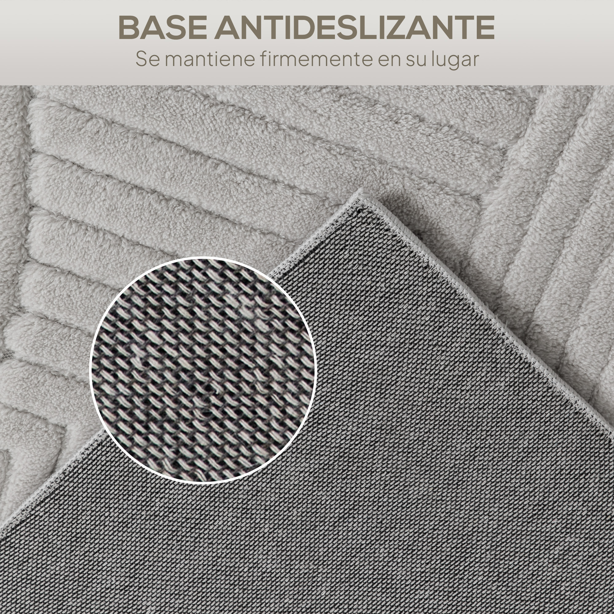 Alfombra Salón 230x160 cm Alfombra Pelo Corto Estilo Moderno Base Antideslizante Tejida a Máquina Tapete para Sala de Estar Dormitorio Comedor Gris