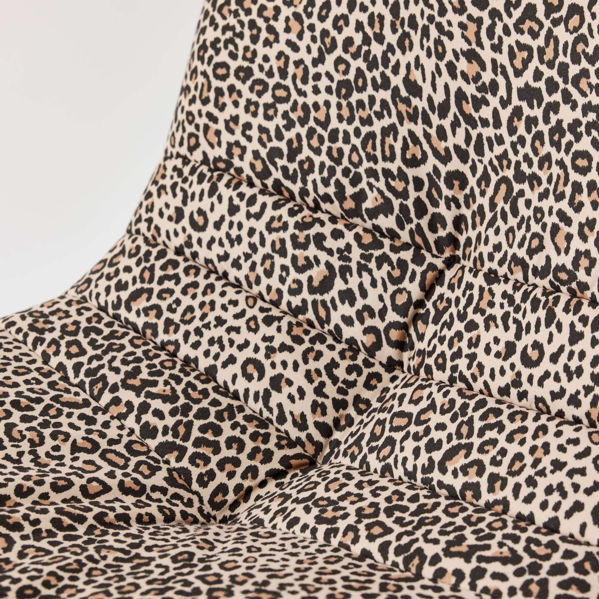 Chauffeuse tissu léopard 1 place SOKOL