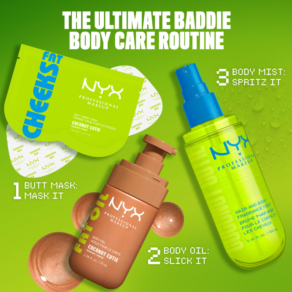 NYX Professional Makeup Fat Cheeks Masque pour les Fesses COCONUT CUTIE