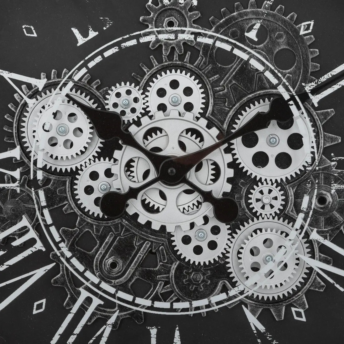 Horloge "Izia" noir et blanc D51cm