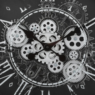 Horloge "Izia" noir et blanc D51cm