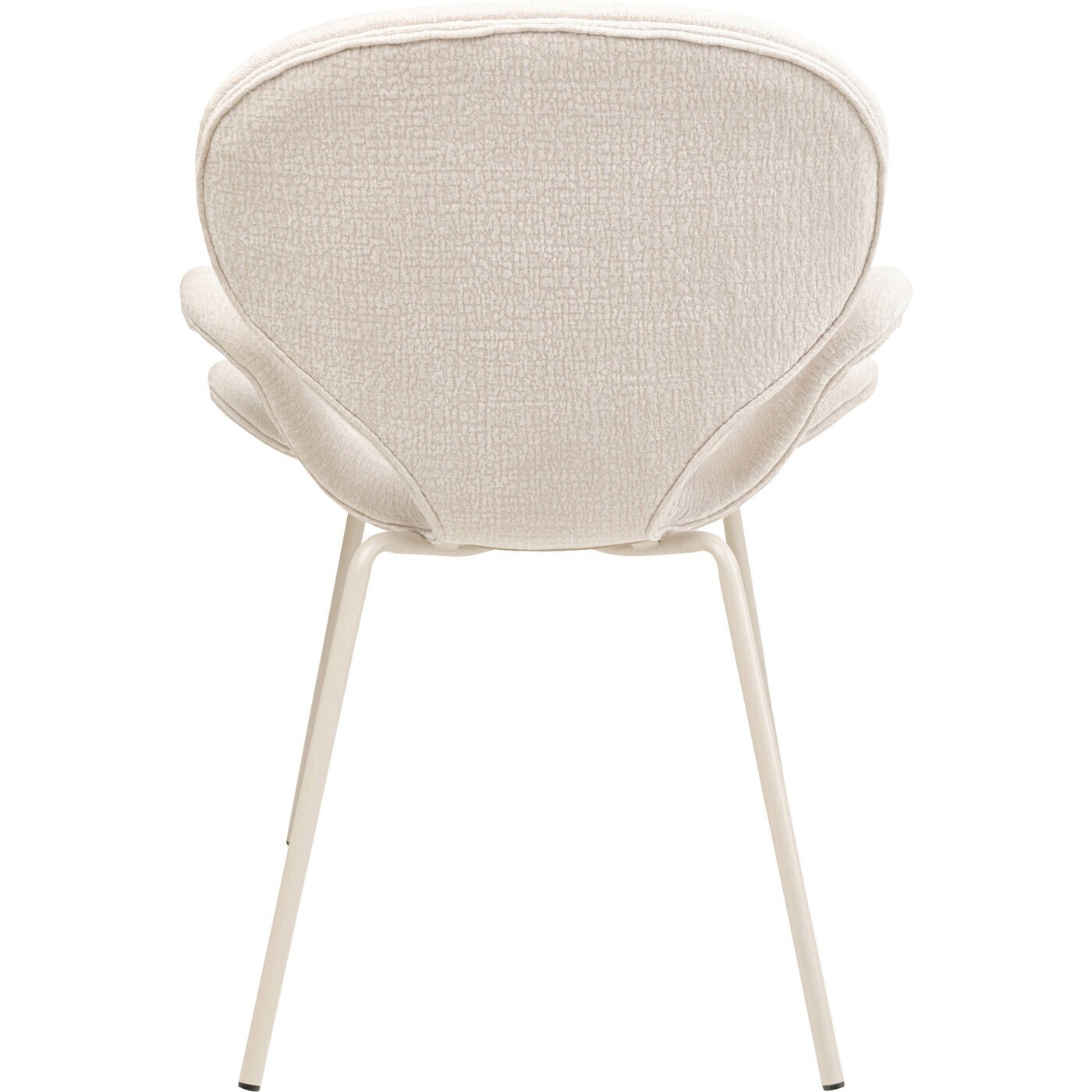 Chaise avec accoudoirs Soft Blossom crème Kare Design