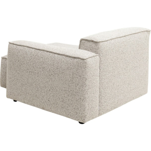 Méridienne droite d'angle canapé Casanova gris Kare Design