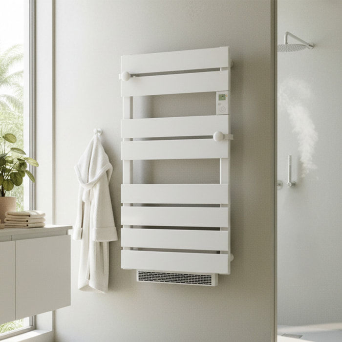 Radiateur sèche-serviette 600w soufflerie 1000w