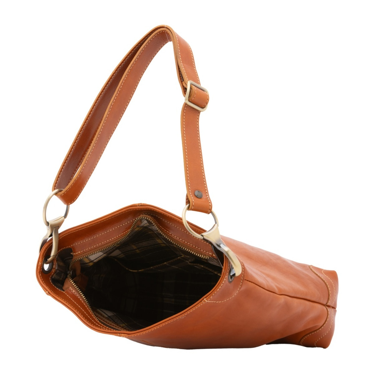 Borsa a spalla da donna - Modello False - 100% pelle - 32.0 x 32.0 x 11.0 cm