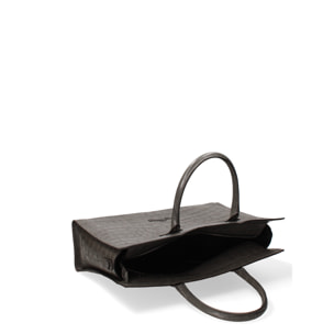 Borsa a mano da donna In Vera pelle Made in Italy 39x29x12 cm