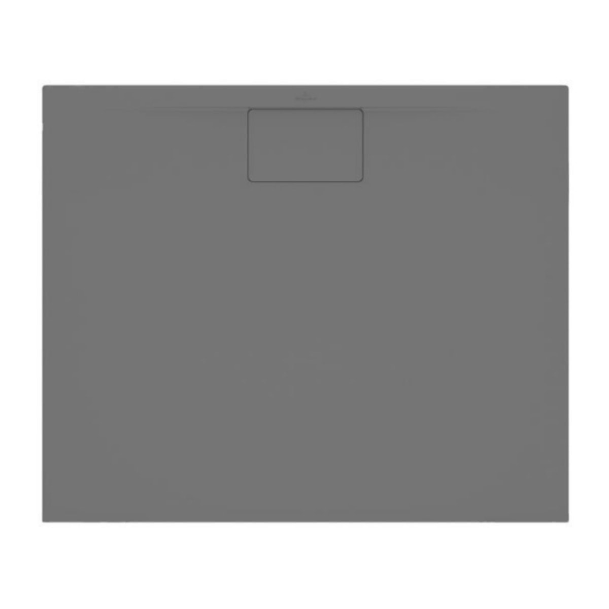 Receveur antidérapant Architectura Metalrim acrylique carré gris anthracite