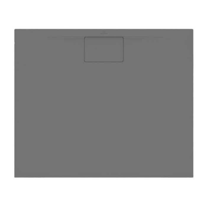 Receveur antidérapant Architectura Metalrim acrylique carré gris anthracite