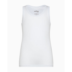 Canotta girocollo bimbo in cotone organico