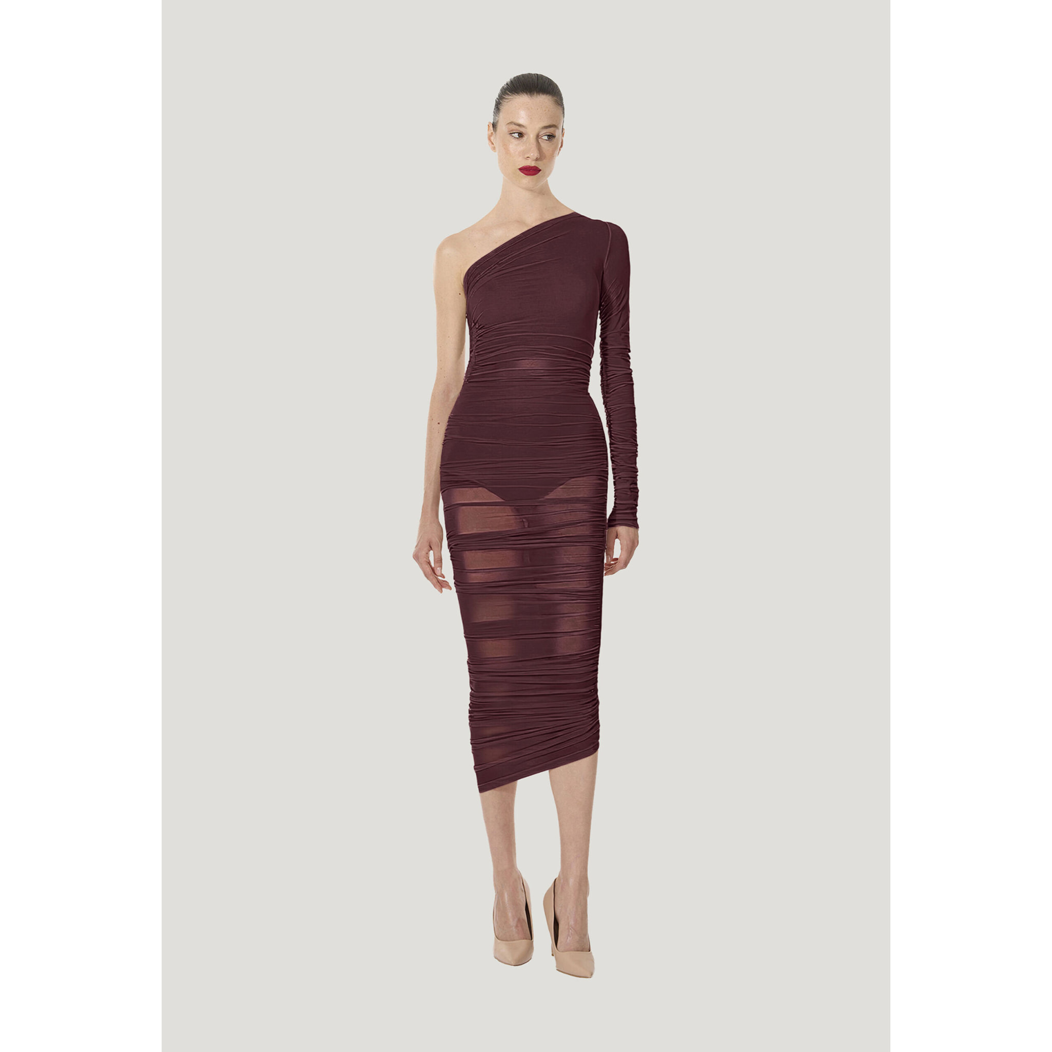 Gonna Sheer Drape Skirt