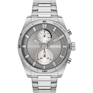 Reloj Hugo 1530372 Hombre Analogico Cuarzo con Correa de Acero inoxidable