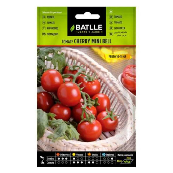 Semillas de Tomate Cocktail Tipo Cherry Batlle