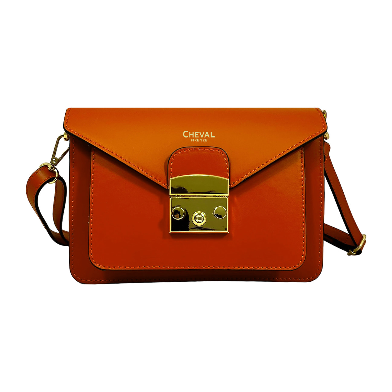 Bolso Cruzado Cheval Firenze Zaniah Naranja Oscuro