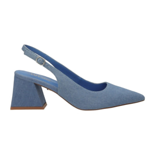 Décolleté sling back Donna Tata Italia Blu