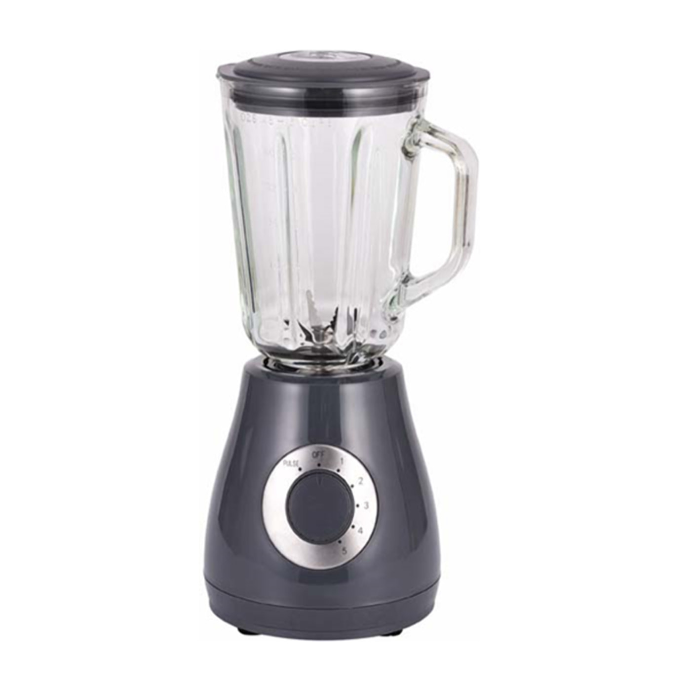 Batidora de vaso 400W con jarra de cristal de 1.5L y 5 velocidades HOMEAPP BV PURLINE