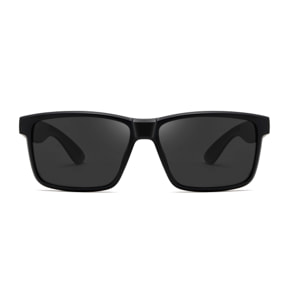 Gafas de sol PALO ALTO SURF - Negro mate / Polarizada ahumada